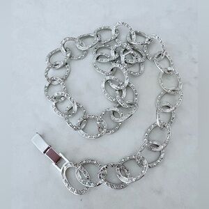 Beautiful Women’s Silver Choker Chain Necklace